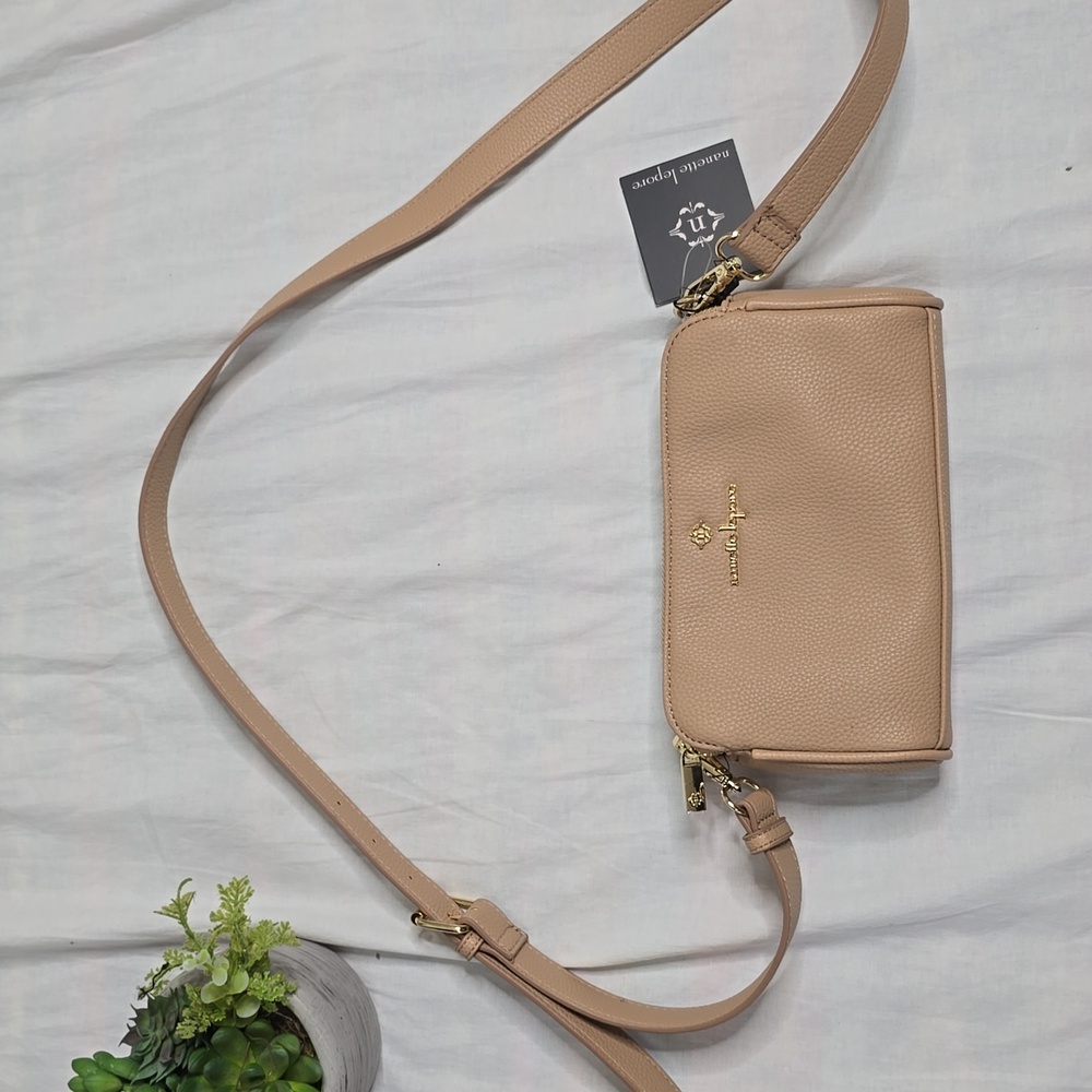 Nanette Lepore Cross Body Cream Bag NwT